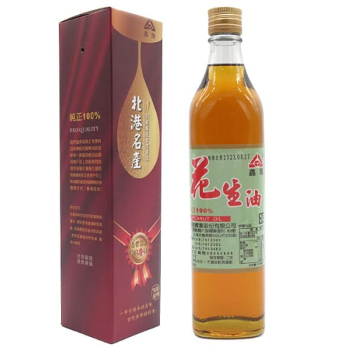 鑫隆-純花生油560ml