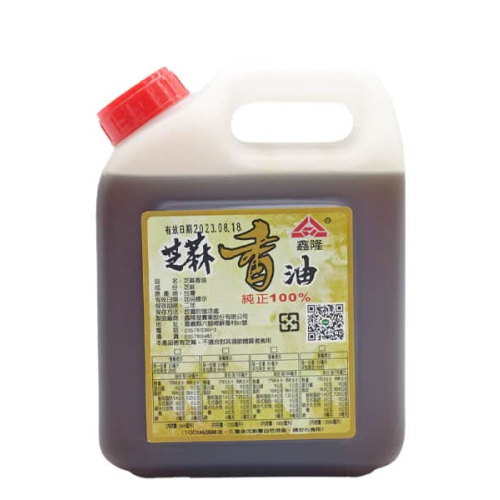 鑫隆-純芝麻香油2,3,5斤桶裝